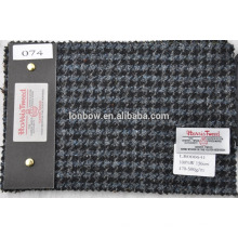 nomal width scotland tweed fabric in houndstooth design